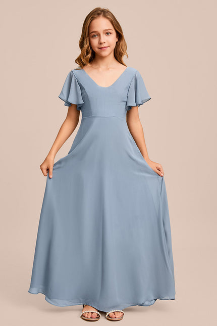 Robe Trapèze Vert Doux Éclat