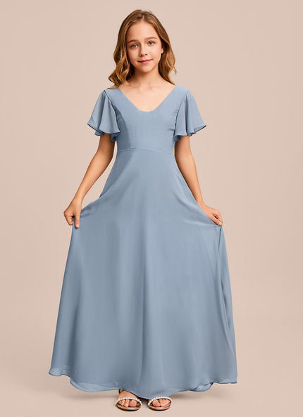 Robe Trapèze Vert Doux Éclat