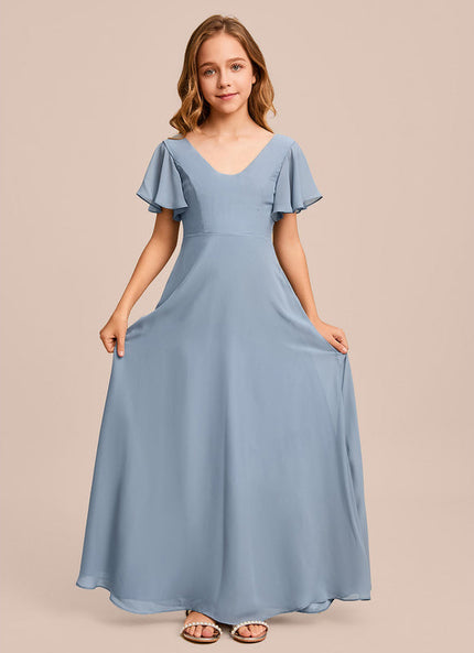 Robe Trapèze Vert Doux Éclat