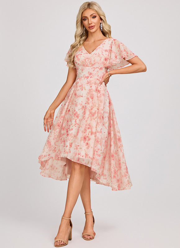 Robe Trapèze Fluide Asymétrique