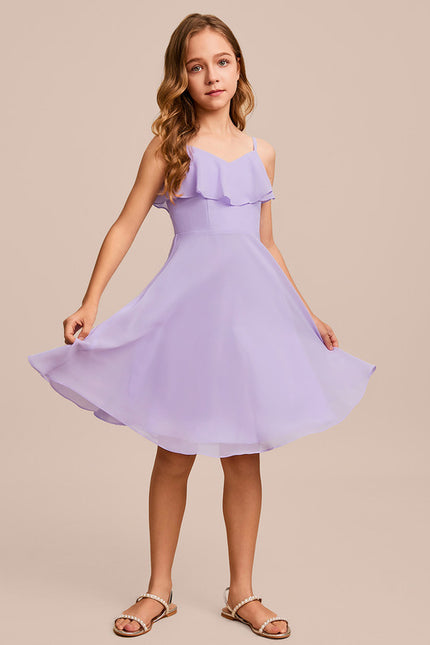 Robe Trapèze Éclat De Mousseline - gallery 2
