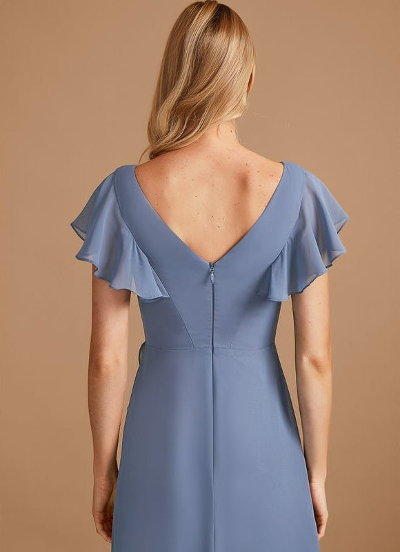 Robe Trapèze Fluide Asymétrique - gallery 6
