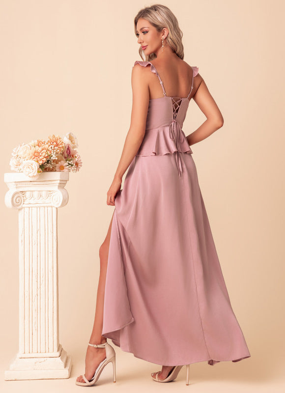 Robe Trapèze Satin Chic Maxi - gallery 4