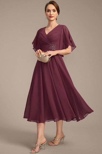 Robe Trapèze Éclat De Vague - gallery 2