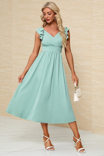 Robe Trapeze Volant - gallery 1