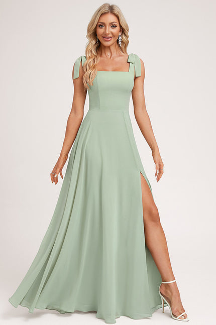 Robe Trapèze Élégance Verte - gallery 6
