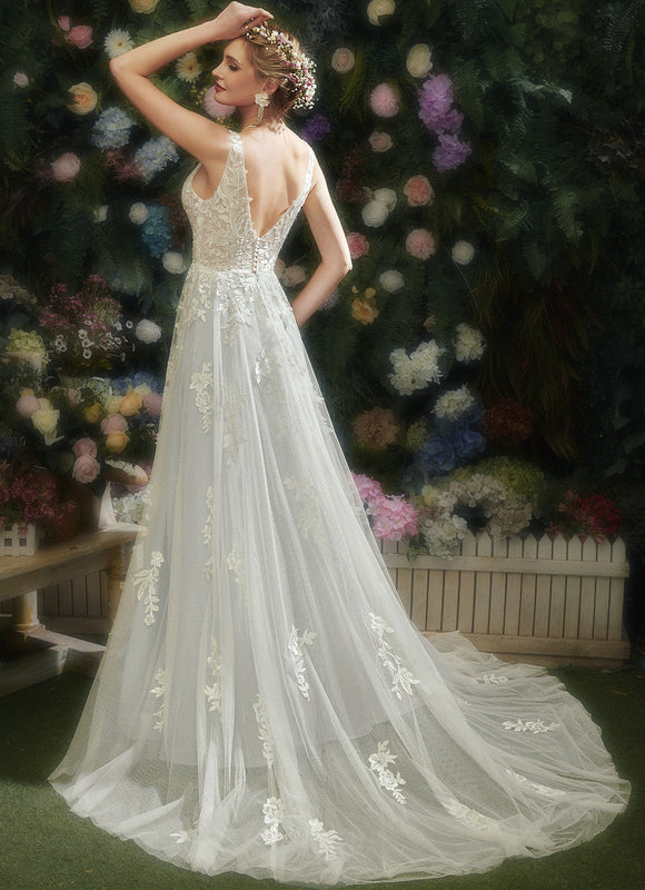 Robe Trapèze Voile Floral