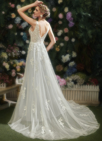 Robe Trapèze Voile Floral