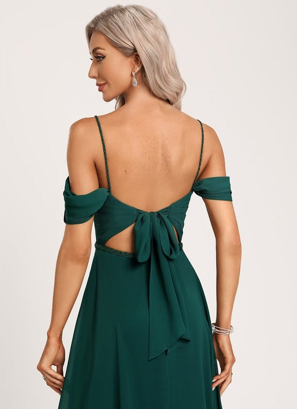 Robe Trapèze Évasion Émeraude - gallery 3