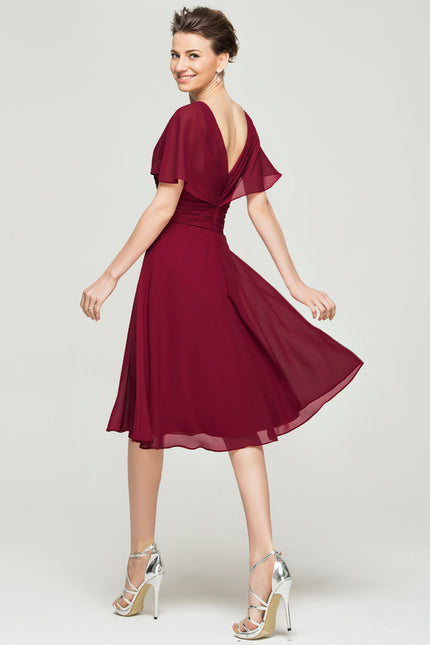 Robe Trapèze Vigne Bordeaux - gallery 3