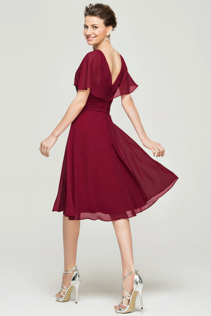 Robe Trapèze Vigne Bordeaux - gallery 3