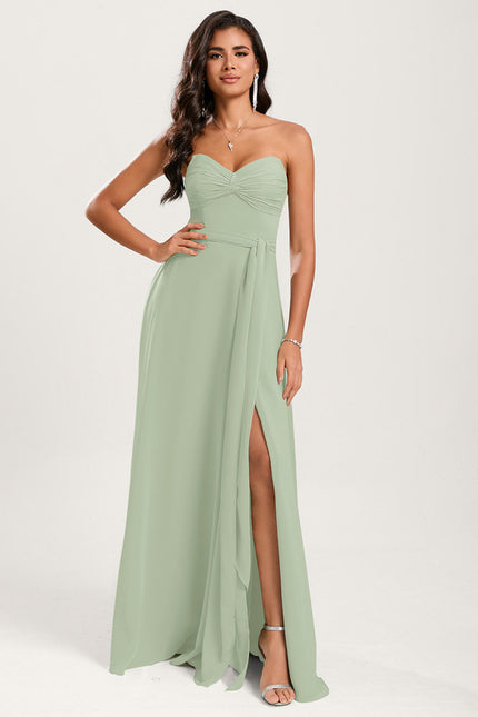 Robe Trapèze Sereine Vert - gallery 8
