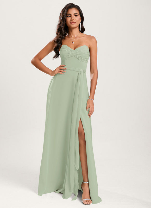 Robe Trapèze Sereine Vert - gallery 8