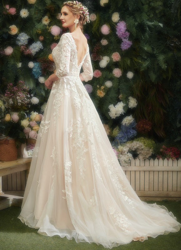 Robe Trapèze Rêve Tulle Élyséen - gallery 2