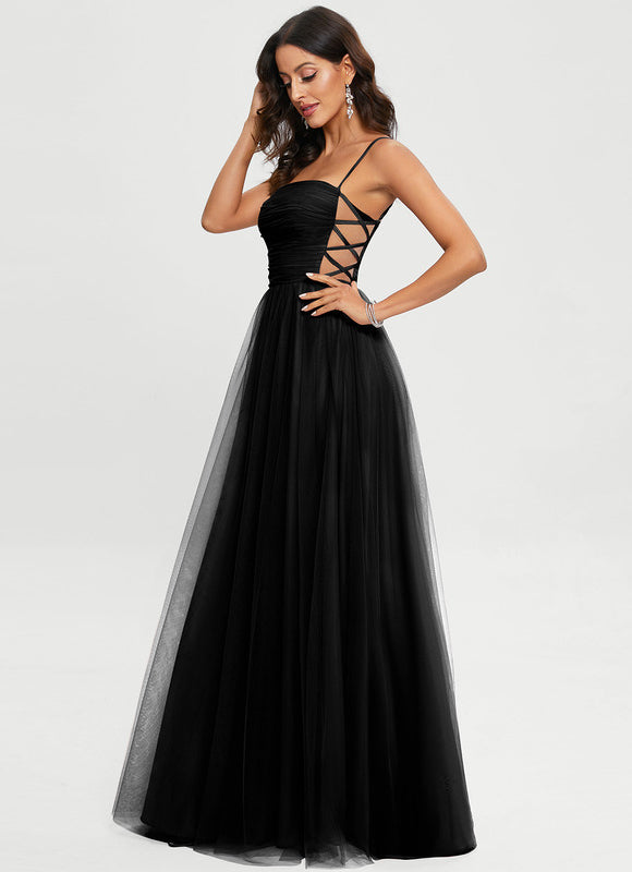 Robe Trapèze Noir Éclipsant - gallery 5
