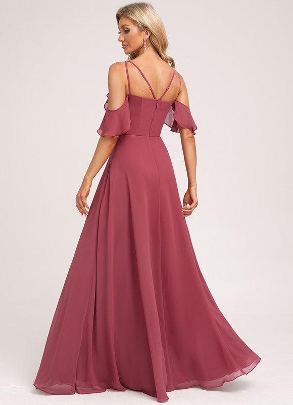 Robe Trapèze Aérienne Céleste - gallery 1