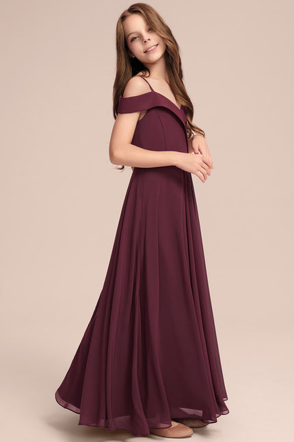 Robe Trapèze Rouge Velours Flottant - gallery 3