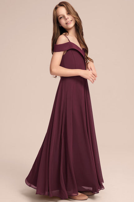 Robe Trapèze Rouge Velours Flottant - gallery 3