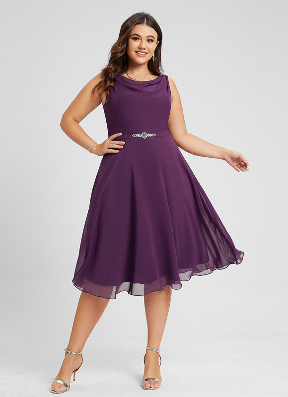 Robe Trapèze Violet Éclipse - gallery 8