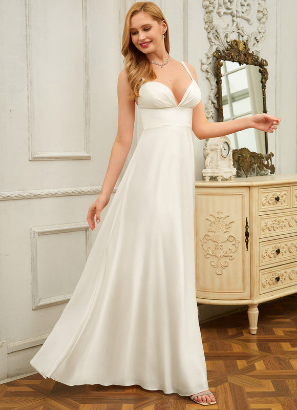 Robe Trapèze Silhouette Satinée - gallery 4
