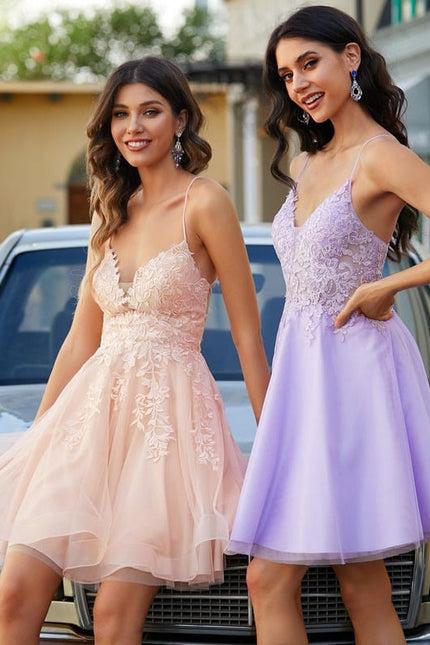 Robe Trapèze Rêve Lilas Flottant - gallery 8