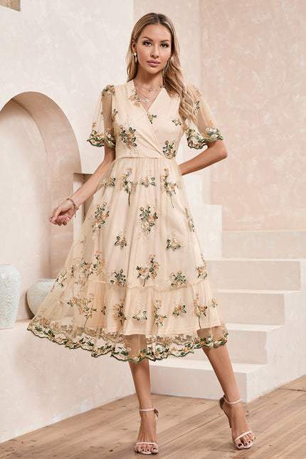 Robe Trapèze Florale Chic - gallery 6