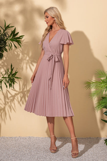 Robe Trapèze Midi Épure - gallery 1