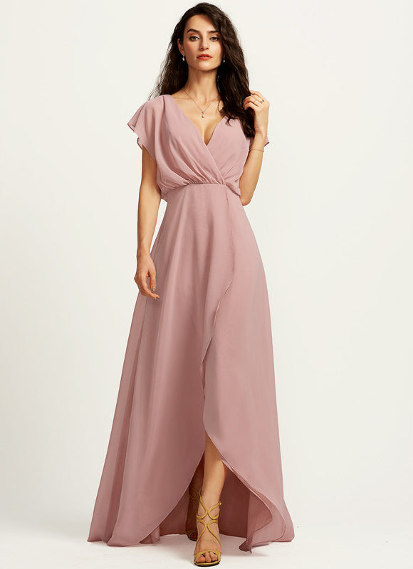 Robe Trapèze Aérienne Vert Pâle - gallery 2