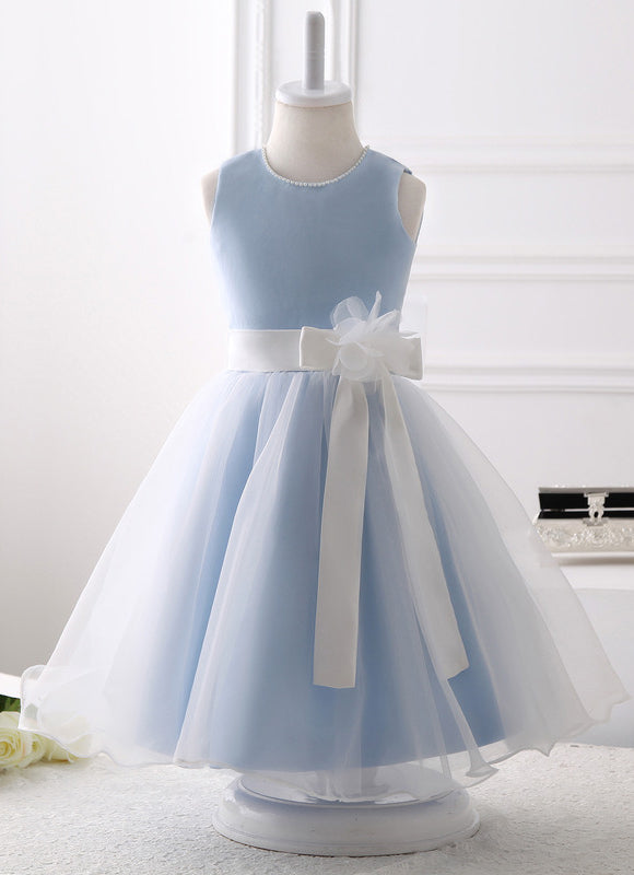 Robe Trapèze Céleste Enfant