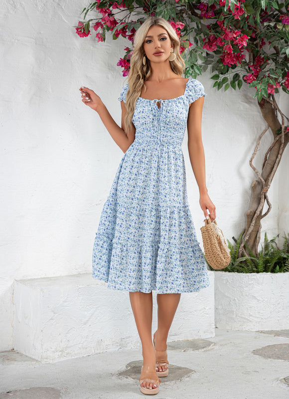 Robe Trapèze Céleste Printanière - gallery 4