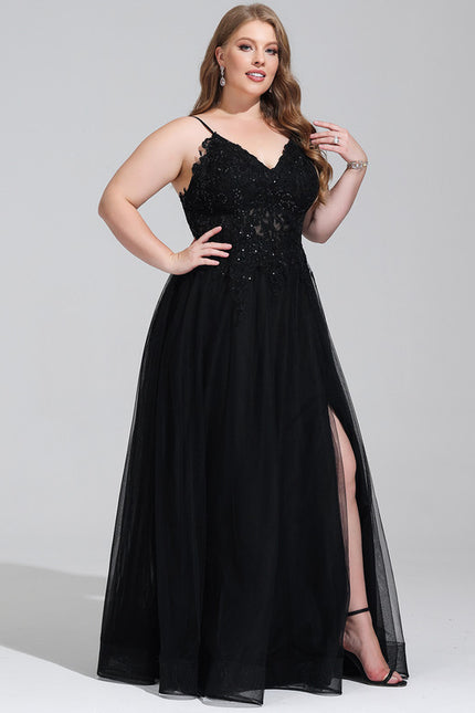 Robe Trapèze Tulle Azur Éthéré - gallery 7