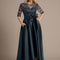 Robe Trapèze Éclat Sombre