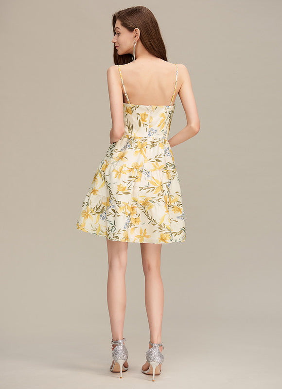 Robe Trapèze Éclat Vichy - gallery 2