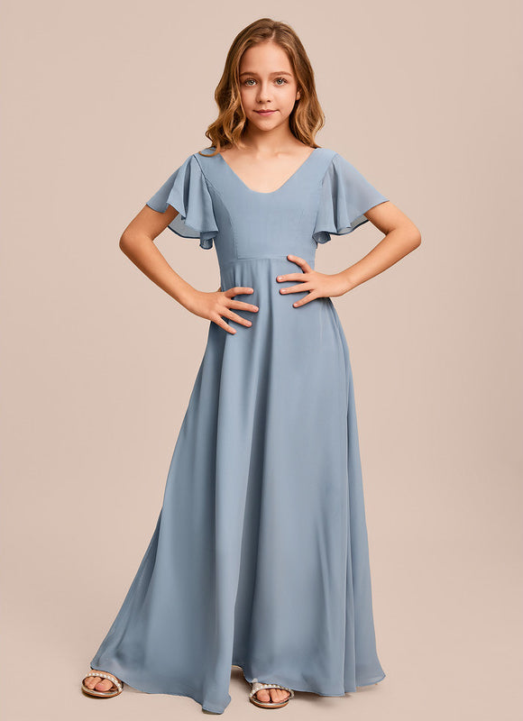 Robe Trapèze Vert Doux Éclat - gallery 2