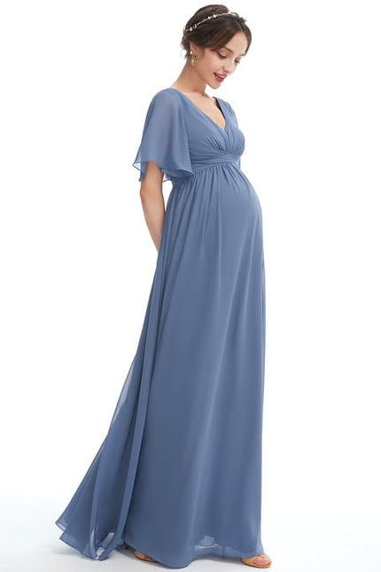 Robe Trapèze Maternité Fluidité - gallery 3