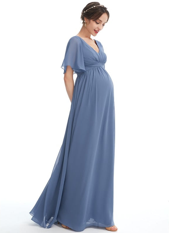 Robe Trapèze Maternité Fluidité - gallery 3