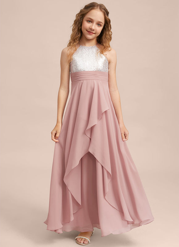Robe Trapèze Poudrée Élégante - gallery 4