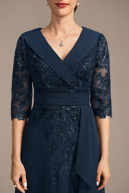 Robe Trapèze Nuit Éclatante - gallery 6