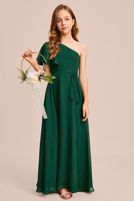 Robe Trapèze Verte Évanescente - gallery 2