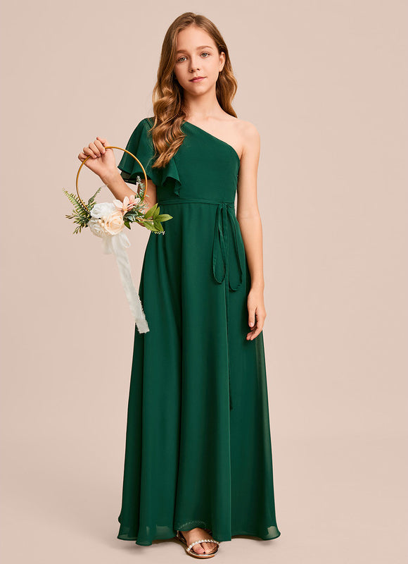 Robe Trapèze Verte Évanescente - gallery 2