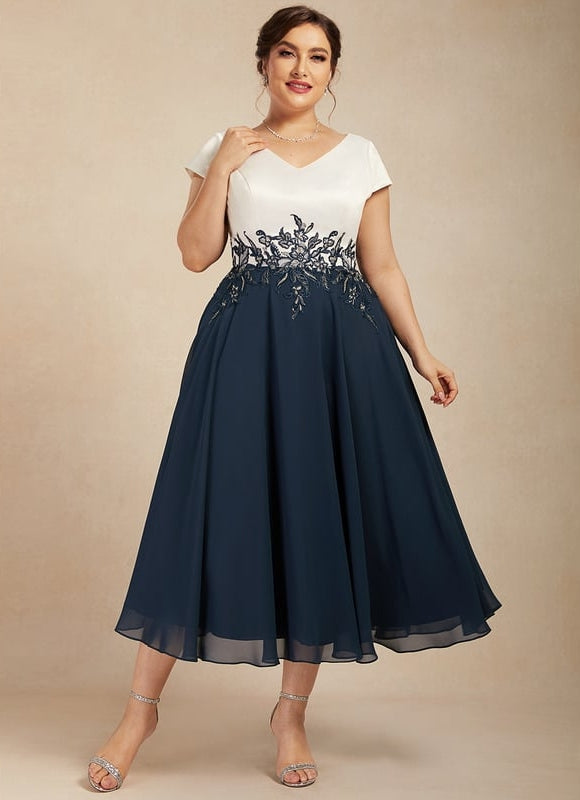 Robe Trapèze Satin Chic Flottant - gallery 6