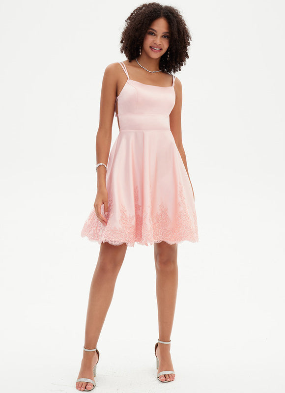 Robe Trapèze Rosée Enchantée - gallery 2