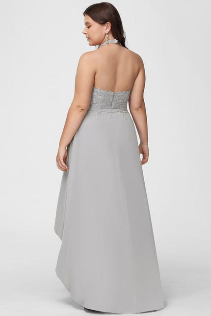 Robe Trapèze Sérénité Dentelle Céleste - gallery 7