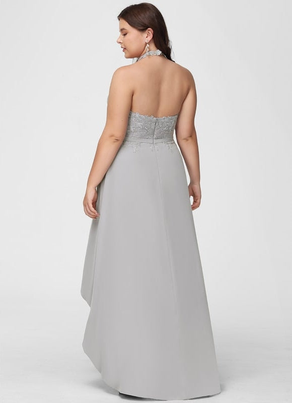 Robe Trapèze Sérénité Dentelle Céleste - gallery 7