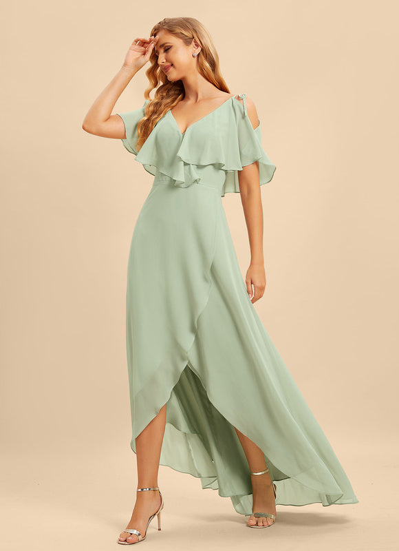 Robe Trapèze Fluide Asymétrique - gallery 3