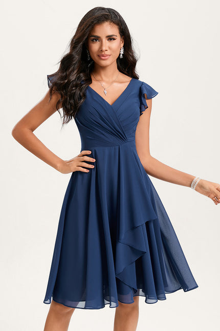 Robe Trapèze Émeraude Volante - gallery 4