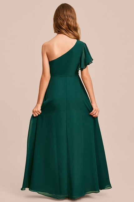 Robe Trapèze Verte Évanescente - gallery 6
