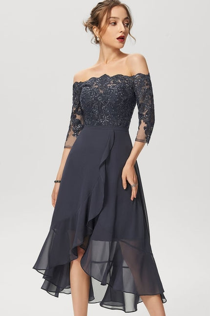 Robe Trapèze Lueur De Soirée - gallery 5