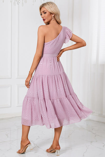 Robe Trapèze Chic Asymétrique - gallery 2
