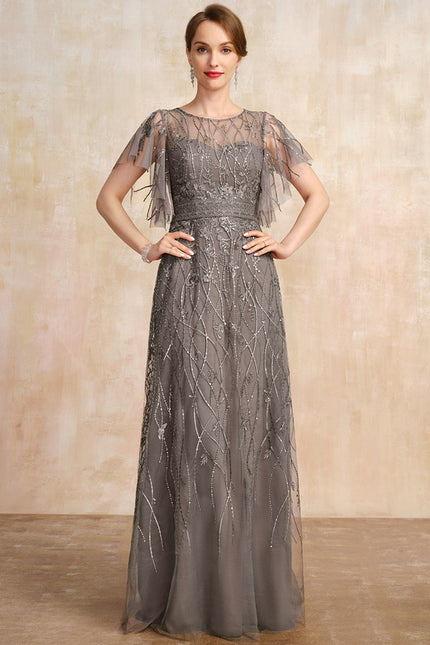 Robe Trapèze Élégance Argentée - gallery 3